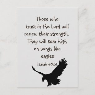 Zij die vertrouwen in de Inspiratie van de Schrift Briefkaart