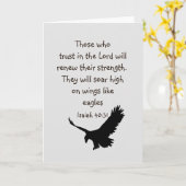 Zij die vertrouwen in de Inspiratie van de Schrift Kaart (Gele Bloem)