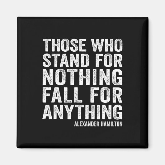 Zij die voor niets staan, Herfsten voor iets wat H Magneet (Voorkant)