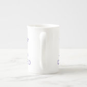 Zij die zeker Obeyed Tea Cup moet krijgen Porselein Kop (Achterkant)