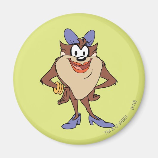 Zij-duivel in kleur magneet (Voorkant)