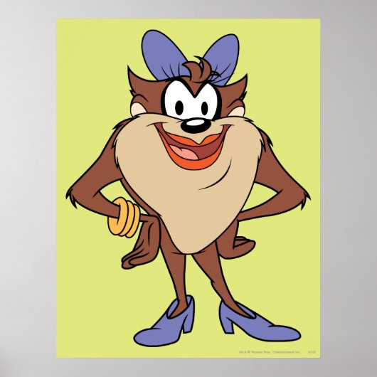 Zij-duivel in kleur poster (Voorkant)