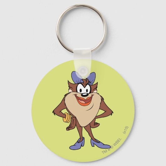 Zij-duivel in kleur sleutelhanger (Voorkant)