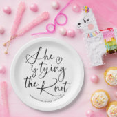 Zij Gaat Trouwen Bruidsfeest Papieren Bordje (Feest)