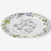 Zij Gaat Trouwen Bruidsfeest Papieren Bordje (Gekanteld)