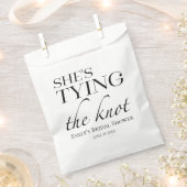 Zij gaat trouwen | Minimalistische Bruidsuitnodigi Bedankzakje (Geknipt)