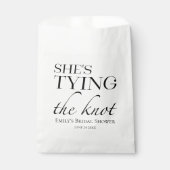 Zij gaat trouwen | Minimalistische Bruidsuitnodigi Bedankzakje (Voorkant)