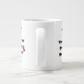 Zij gelooft grote koffiekop (Achterkant)