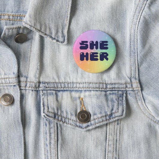 Zij haar Button Pronoun (In situ)