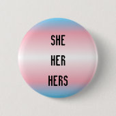 Zij/haar/haar/haar Pronoun Button (Voorkant)