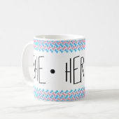 Zij/haar/haar/haar woordenboek koffiemok (Voorkant links)