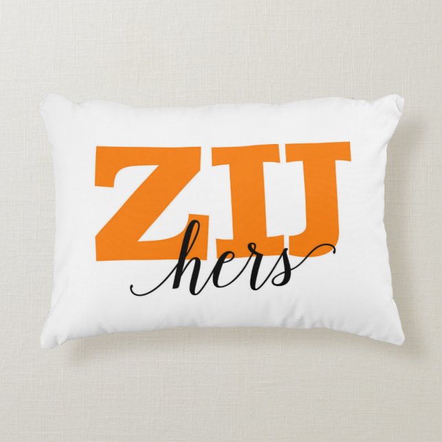 Zij / Haar Nederlands Nederlandse Woorden Accent Kussen (Voorkant)