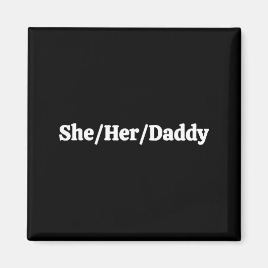 Zij Haar Papa Magneet (Voorkant)