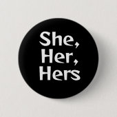 Zij/haar Pronoun Button (Voorkant)