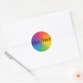 Zij/haar Pronoun Sticker (Envelop)
