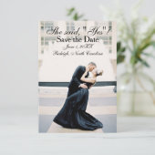 Zij heeft "Ja" gezegd - 3x5 save the date aankondi Kaart (Staand voorkant)