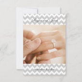 Zij heeft "Ja" gezegd - 3x5 save the date aankondi Kaart (Achterkant)