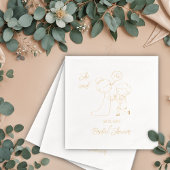 Zij Heeft Ja Gezegd Bruidsfeest Folie Servetten