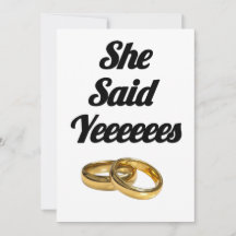 Zij Heeft Ja Gezegd Trouw Uitnodiging – Hart Thema