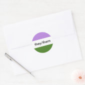 Zij/hen voornaamwoorden stickers (Envelop)