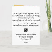 Zij hield op kaart (Achterkant)