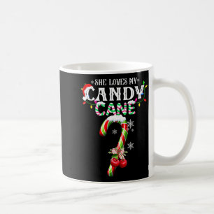 Zij Houdt Van Mijn Kerststok Ik Hou Van Haar Peper Koffiemok