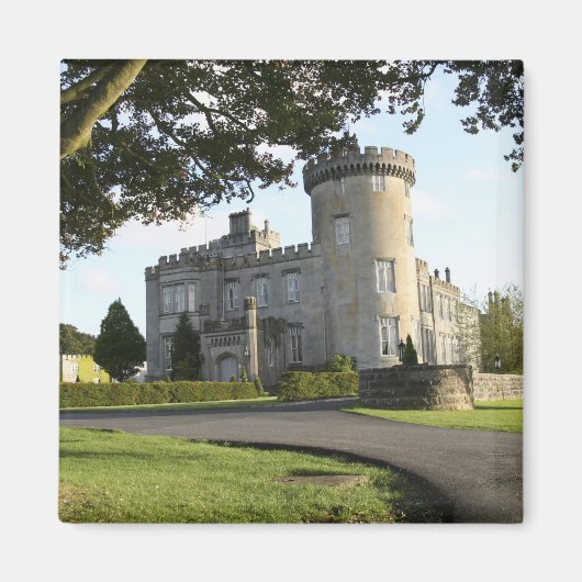 Zij-ingang van Dromoland Castle zonder mensen Magneet (Voorkant)