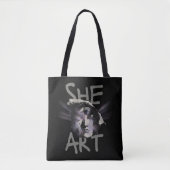 Zij is Art Tote Bag (Voorkant)