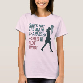 Zij is de twist t-shirt