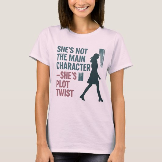 Zij is de twist t-shirt (Voorkant)