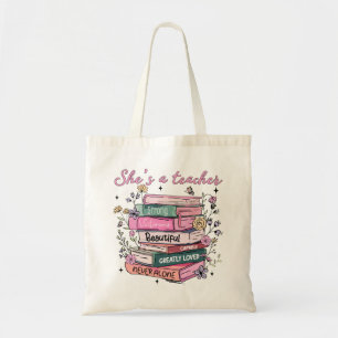 Zij is een Bijbellerares Tote Bag