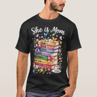 Zij is een christelijke mama Bijbelvers Moederdag T-shirt