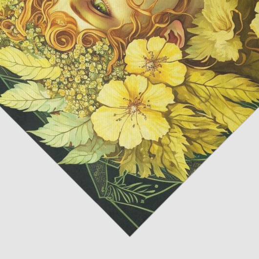 Zij is een godin tissuepapier (Detail)