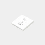 Zij is een vangst champagnefles vrijgezellenweeken post-it® notes (Schuin)