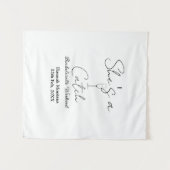 Zij is een vangst champagnefles vrijgezellenweeken wandkleed (Voorkant (horizontaal))