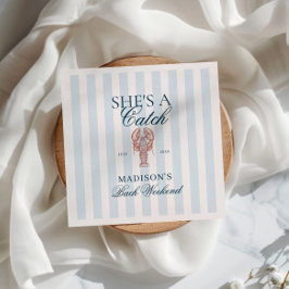 Zij is een vangst Kreeft Bachelorette Servet