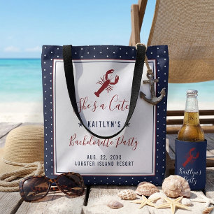Zij is een vangst Kust Bachelorette Feestweekend Tote Bag