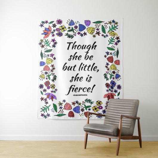 Zij is fel groot wandkleed (In situ)