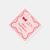 Zij is het helemaal af servet (Hoek)