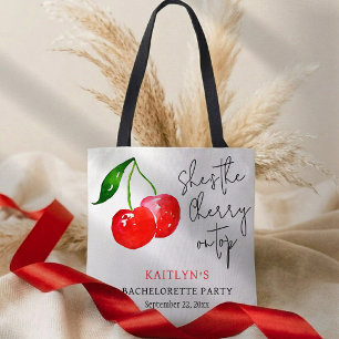 Zij is het IJs op de Taart 🍒 Meidenavakantie Tote Bag