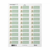 Zij is klaar om Boho bloemig leuk frisdrank terug Etiket (Full Sheet)