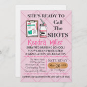 Zij is klaar om het Afstuderen van de showts te ro Kaart (Voorkant / Achterkant)