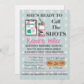 Zij is klaar om het Afstuderen van de showts te ro Kaart (Voorkant / Achterkant)