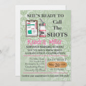 Zij is klaar om het Afstuderen van de showts te ro Kaart (Voorkant / Achterkant)