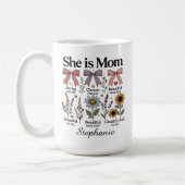 Zij is mama | geloofsmok koffiemok (Links)
