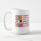 Zij is mama koffiemok (Links)