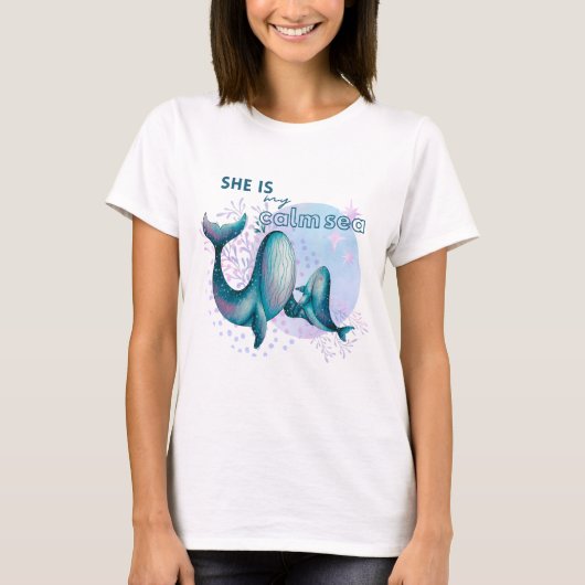 zij is mijn kalme zee t-shirt (Voorkant)