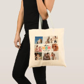 Zij is Moeder Foto Collage Tote Tas (Voorkant (product))