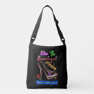 Zij Is Mooi Sterk Onstuitbaar Crossbody Tas
