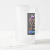 Zij Is Mooi Sterk Onstuitbaar Matglas Bierpul (Voorkant rechts)